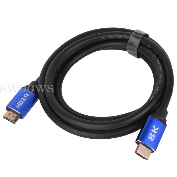 Premium HDMI Cable V2.1 Ultra HD 8K 7680*4320 3D High Speed Ethernet HDR ARC