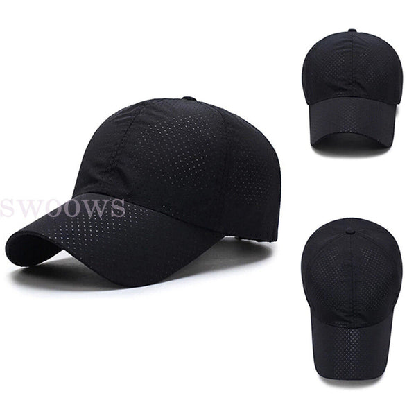 Unisex Hat Plain Curved Sun Visor Hat Outdoor Dustproof Baseball Cap Solid Co