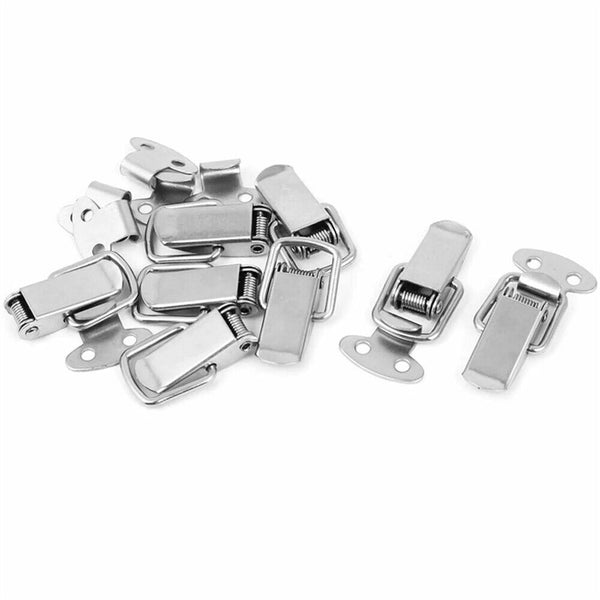 Stainless Steel ToggleClasp Case Clip SuitcaseTool Box Chest Trunk Latch Lock A+