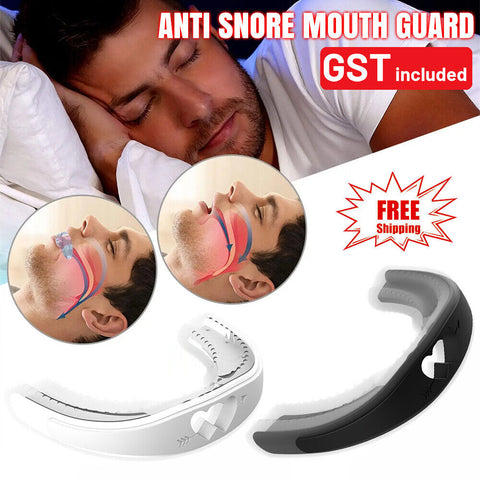 Stop Snoring Mouth Guard Aid Mouthpiece Sleep Apnea Bruxism Anti Snore Grinding