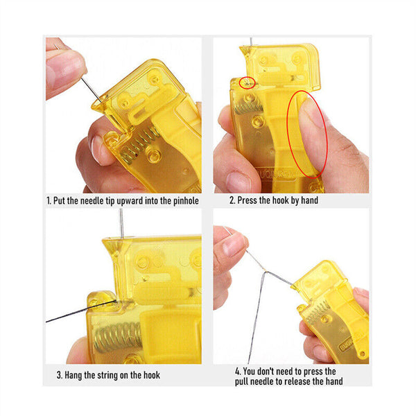 UP10x Auto Needle Threader Hand Machine Sewing Automatic Threading Device DIY