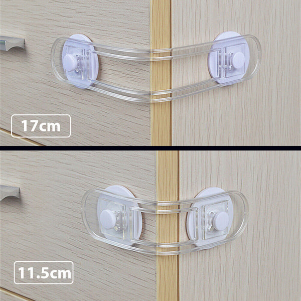 2-8x Baby Kids Safety Home Locks Protecter Door Fridge Drawer Proof Latches Set