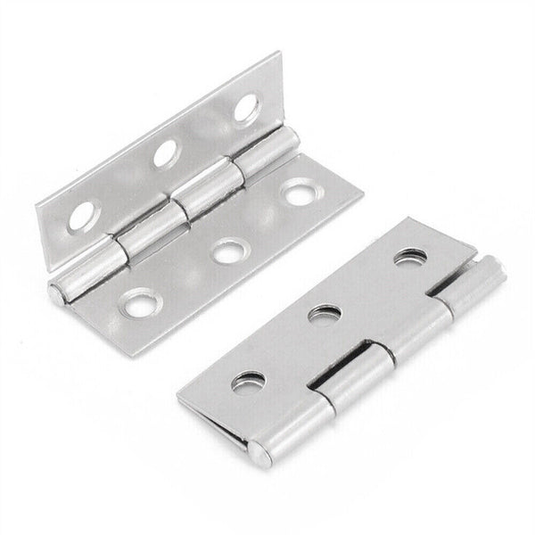 UP TO 20Pcs Stainless Steel Butt Hinges Door Window Cabinet Bearing Hinges new