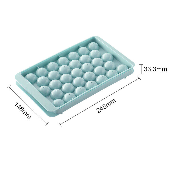 33 Grid Mini Round Ice Cube Tray Ice Cube Mold DIY Moulds Ice Ball Maker Kitchen