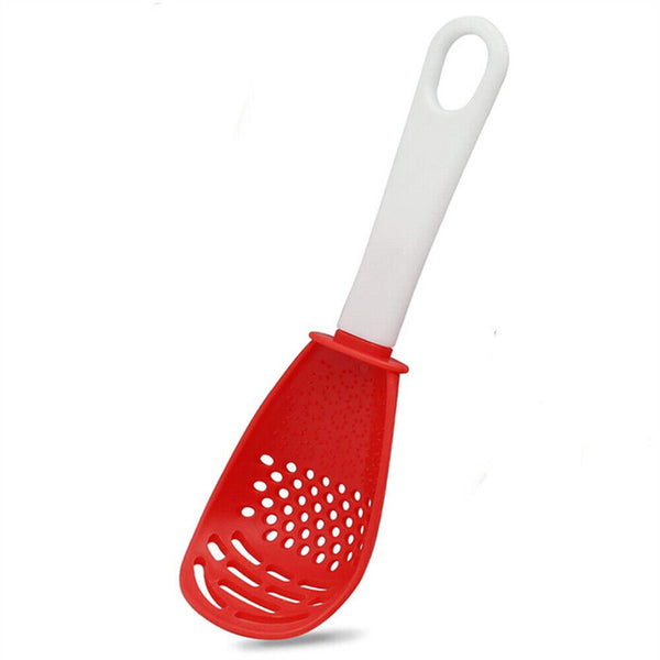 2pcs Multi-function Kitchen Utensil Spatula Spoon Cooking Tool Potato Masher AU