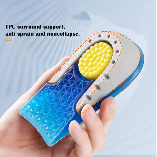 Unisex Insole Heel Lift Insert Shoe Pad Height Increase Elevator Taller Cushion