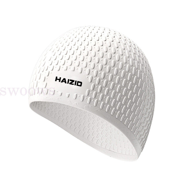 Swimming Cap Silicone Waterproof Adults Men Women Swim Hat for long hair