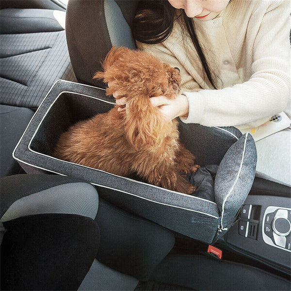 Travel Dog Car Seat Soft Pet Carrier Booster Auto Puppy Rest Console Pet Supply