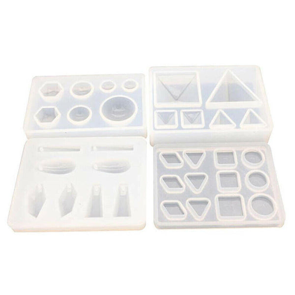 NEW Silicone Resin Moulds Mold Jewelry Earring Pendant Casting Craft DIY Kit Set