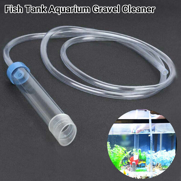 1/2 Fish Tank Aquarium Gravel Cleaner Syphon Vacuum Water Water Filter With Hose