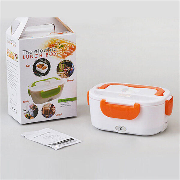 40W Portable Electric Heated Lunch Box Bento Warmer Food Heating Car Plug Truck