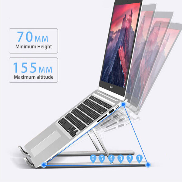 Adjustable Folding Laptop Stand Notebook Bracket Portable Tablet Holder NEW