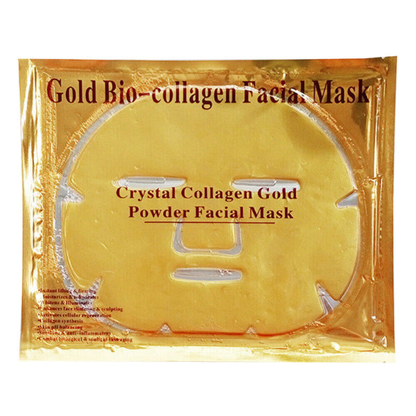 1-10x Anti Ageing Face Mask Gold Bio-Collagen Anti Wrinkle Face Mask Skin Care