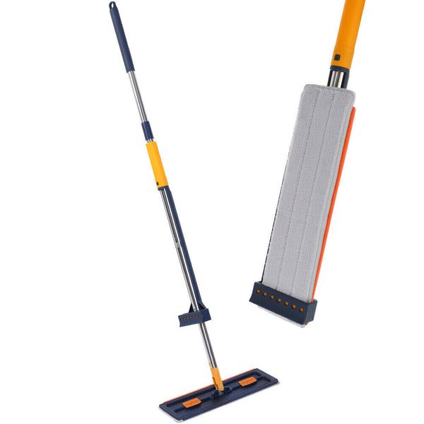 New Upgrade Style Large Flat Mop,360°Rotating Magic Self Wringing Mop with 6 Rag