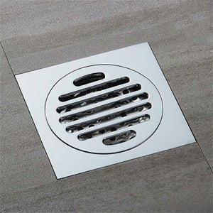 Tile Insert Floor Waste Shower Grate Drain Brass Bathroom Shower Kitchen AU