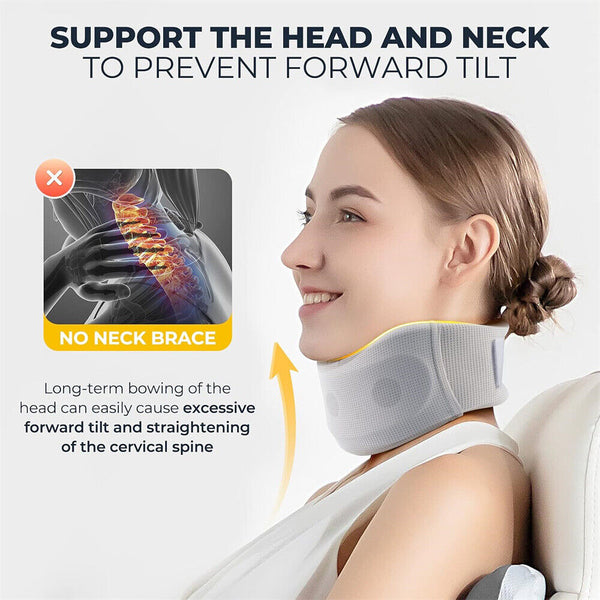 Neck Brace Neck Pain Support Soft Foam for Snoring Cervical Collar for Sleeping