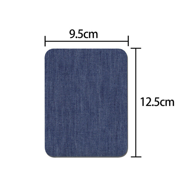 AU 4 Colors Denim Jeans Repair Kit - 20pcs Iron On Denim Fabric Mending Patches