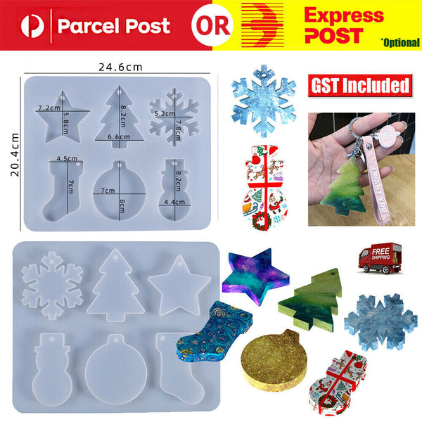 Silicone Pendant Mold Necklace Jewelry Resin Mould Epoxy Casting Craft NEW