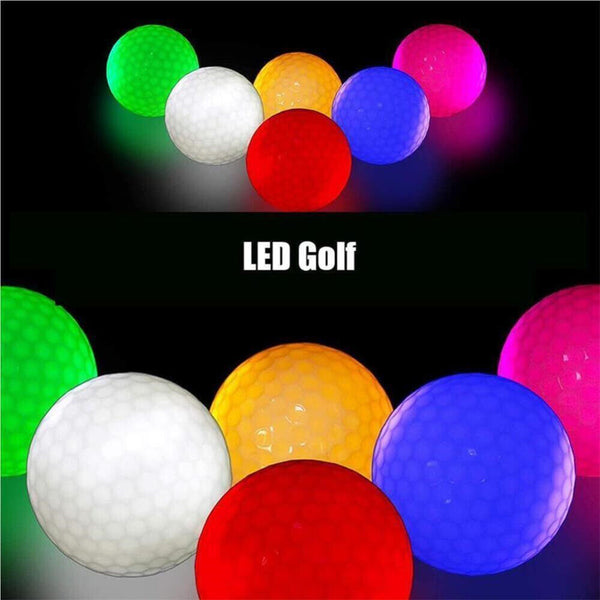 UP10 Luminous Night Golf Balls LED Light Up In The Dark Bright Reusable LongGlow