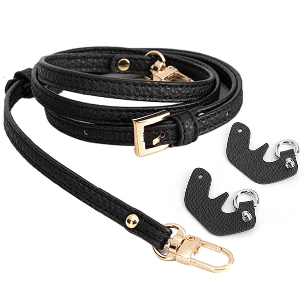 Replacement Hang Buckle & Adjustable Leather Strap Belt For Crossbody Bag AU