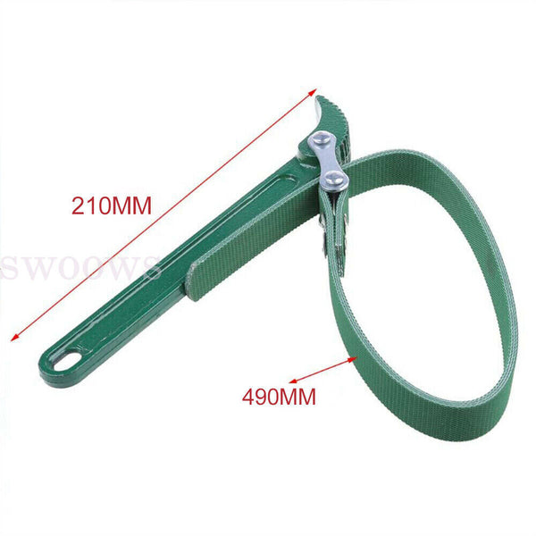 Oil Filter Belt Wrench Puller Strap Spanner Filter Cartridge Removal Tool New AU