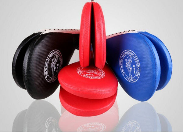 Taekwondo Kick Pads Double Kick Strike Kickboxing Training Combat Target Paddles