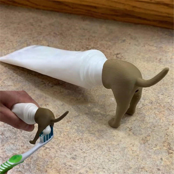 Pooping Dog Butt Toothpaste Topper Squeezer Toothpaste Cap Cover Top Topper AU