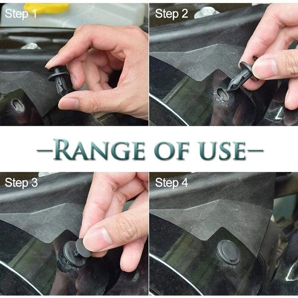 Quick and Easy Installation 100pcs Car Buckle Set Suitable for All Vehicles NEW