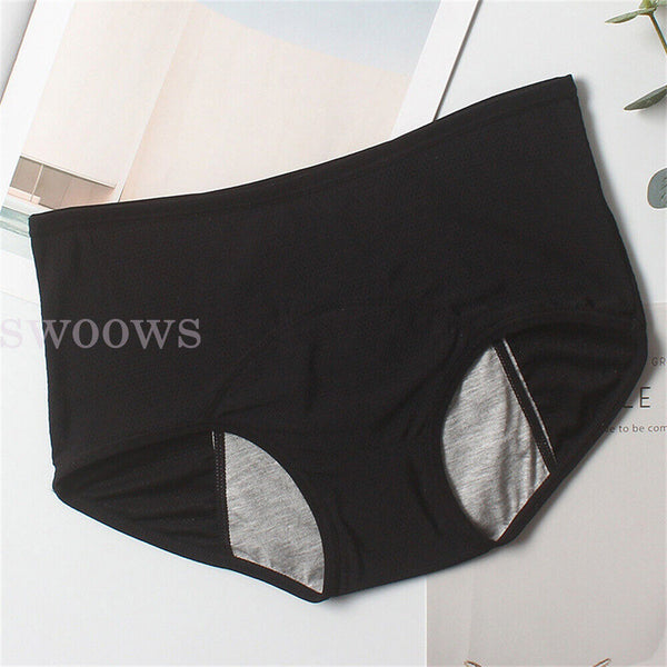 Pants Menstrual Pants Underwear Mesh Leakproof High Waist Protective for Women