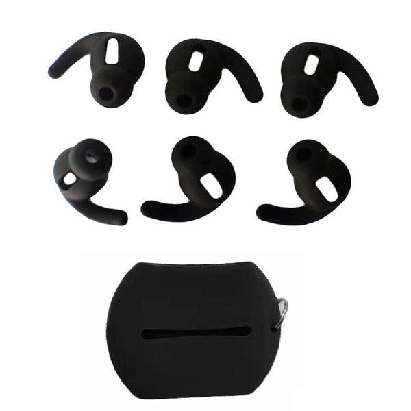 Silicone Ear Hook For Apple AirPods Ear Tips + Case Earpod Cover Earbuds