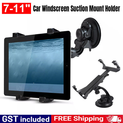 Car Windscreen Suction Mount Holder For iPad Mini Pro Samsung Tablet PC 8-12" AU