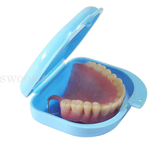 Orthodontic Retainer Box Teeth Mouth Denture Dental Case Guard Storage Sport