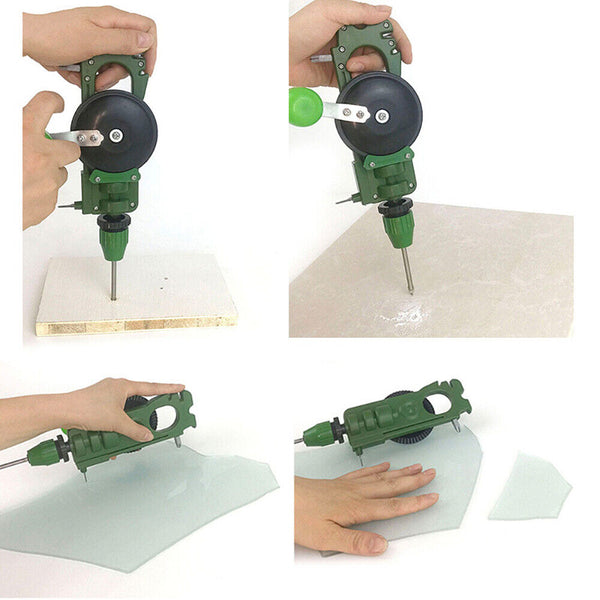 Powerful Manual Drill DIY Woodworking Hand Drill DIY Tool Teaching Supplies