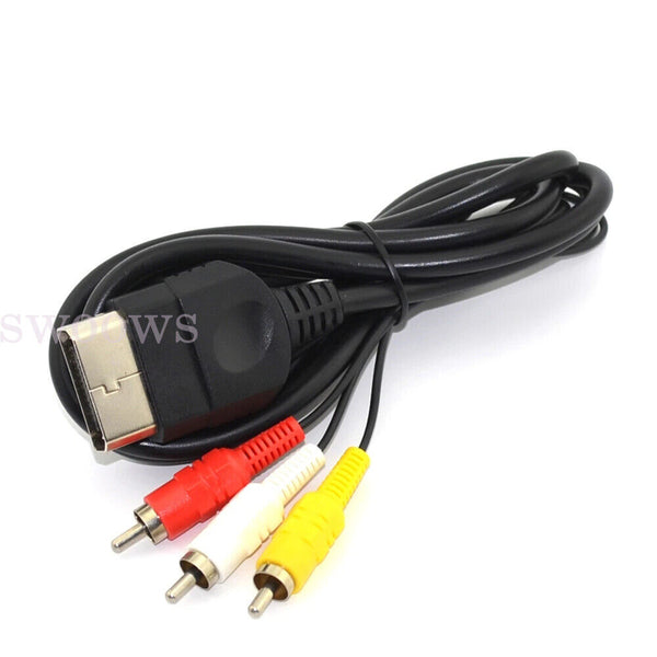 TV AV 3 RCA Cord Audio Video Cable For Microsoft Original/Classic Xbox 1st Gen