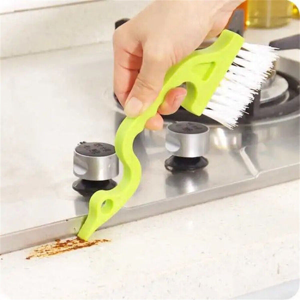 Crevice Groove Cleaning Brush Trench Window Door Cleaning Gap Dust Cleaner Slide