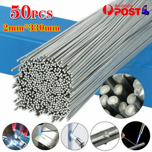 50pcs Aluminium Low Temp Welding Rods Easy Brazing Stick Durable Weld Repair Fix