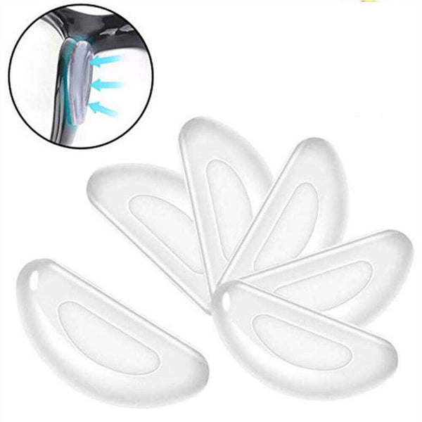 UP 10Pairs Anti-Slip Stick On Nose Pads Silicone for Eye Glasses Sunglasses