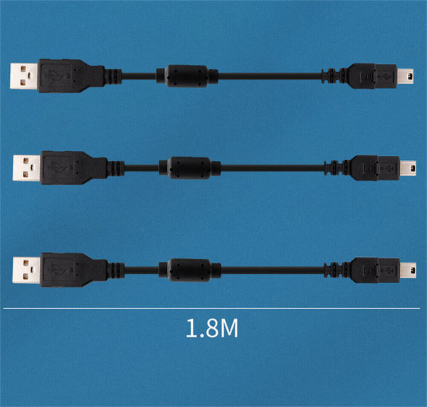 1-3x 1.8M USB Charger Charging Cable for Playstation 3 PS3 Wireless Controller