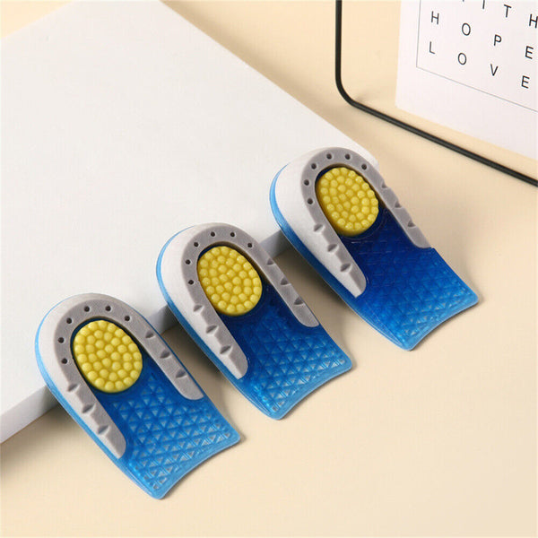 Unisex Insole Heel Lift Insert Shoe Pad Height Increase Elevator Taller Cushion