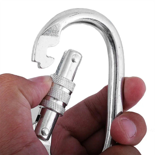 10x 25KN Screw CARABINER / KARABINER Rock Climbing Tree Rigging Equipment 2500KG