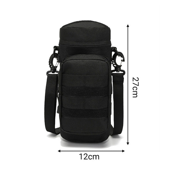 Outdoor Water Bottle Amry Molle Holder Pouch Tactical Bag Drink Military-Kettle