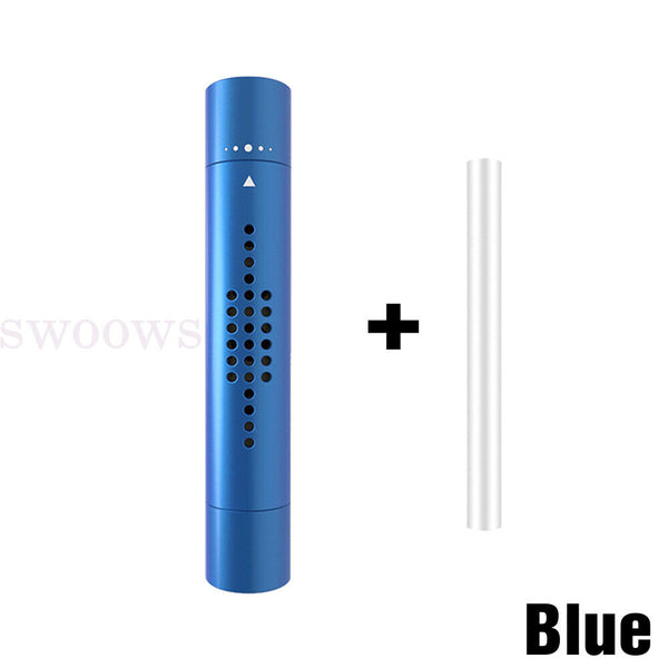 Car Air Vent Freshener Blue Clip Perfume Diffuser & 3 Aroma Fragrance Sticks