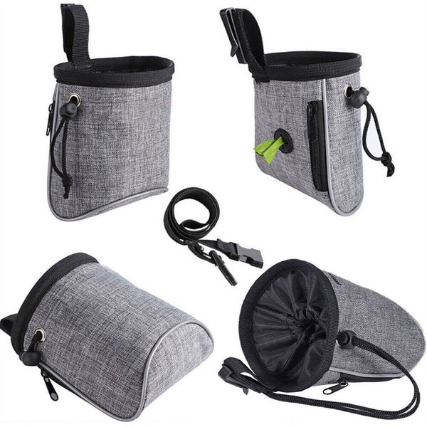 Dog Puppy Outdoor Training Snack Obedience Food Bag Pet Treat Waist Belt Pouch