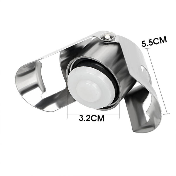 1-20PCS Practical Stainless Steel Champagne Stopper Sparkling Wine Bottle Plug