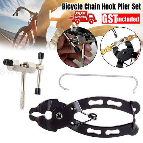 Bicycle Chain Hook Plier Link Tool Bike Repair Extractor Cutter Breaker Cycling