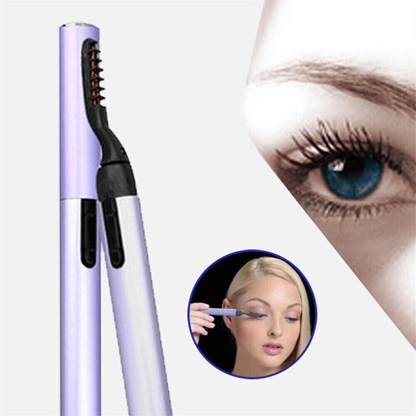 UP 3x Electric Heated Eyelash Curling Long Lasting Eye Lashes Curler Makeup Tool