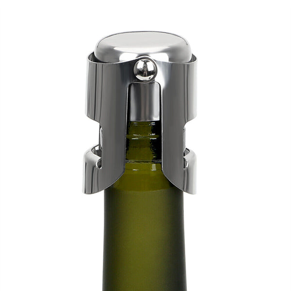 1-20PCS Practical Stainless Steel Champagne Stopper Sparkling Wine Bottle Plug