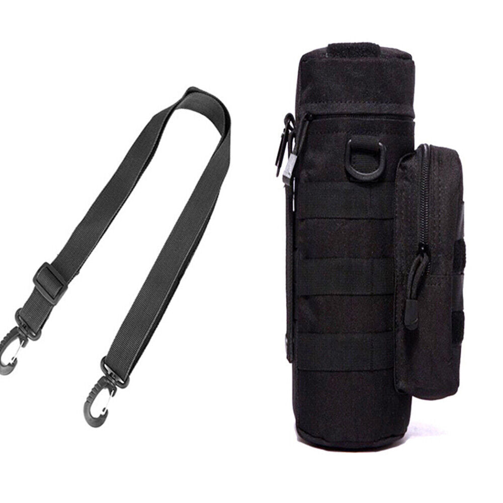 Outdoor Water Bottle Amry Molle Holder Pouch Tactical Bag Drink Military-Kettle