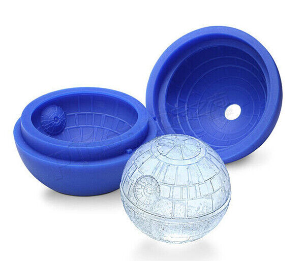 3D Round Star Wars Silicone Ice Cube Tray Ball Maker Whiskey Chocolate Mould DIY