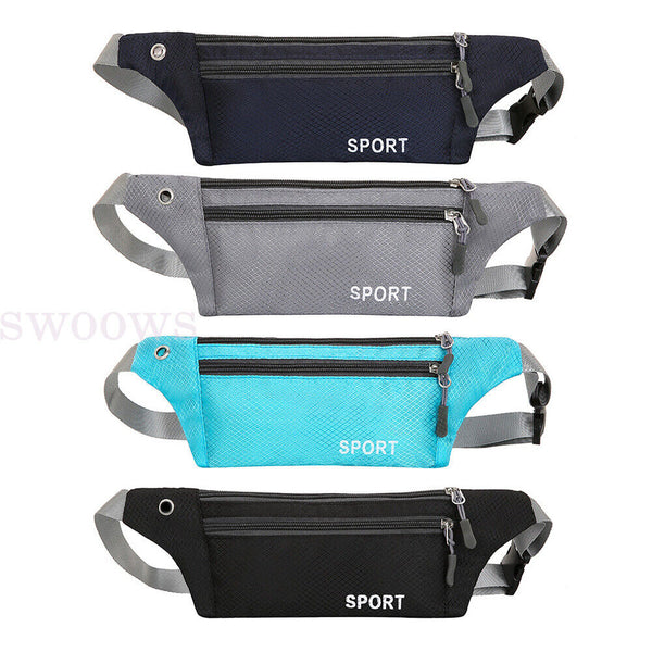 Running Waist Pouch Belt Sport Mobile Phone Holder Running Pack Gym Unisex Bags